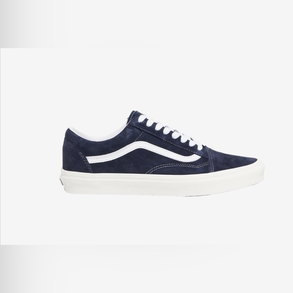 Vans Old Skool Pig Suede Unisex Sneakers -Parisian Night/White; Size 6.5 & 7.0M - Picture 8 of 11